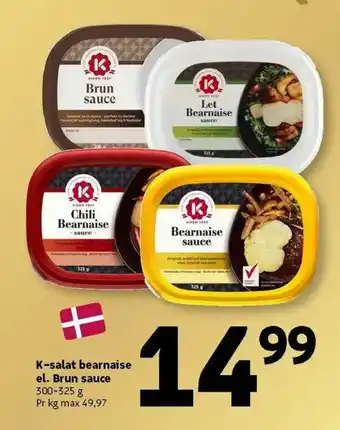 Løvbjerg K-SALAT Bearnaise el. brun sauce tilbud