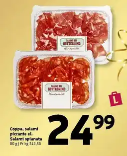 Løvbjerg Coppa, salami piccante el. salami spianata tilbud