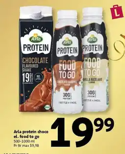 Løvbjerg ARLA Protein choco el. food to go tilbud