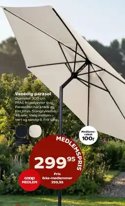 Kvickly Venedig parasol tilbud