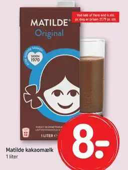 REMA 1000 Matilde kakaomælk tilbud