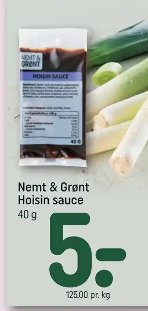 REMA 1000 Nemt & Grønt Hoisin sauce tilbud