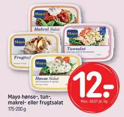 REMA 1000 Mayo hønse-, tun-, makrel- eller frugtsalat tilbud