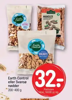 REMA 1000 Earth Control eller Svansø nødder tilbud