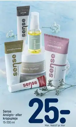 REMA 1000 Sense Ansigts- eller kropspleje tilbud