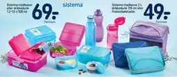 REMA 1000 Sistema madkasse 2 l, drikkedunk 725 ml eller frokostkøletaske tilbud