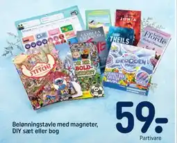 REMA 1000 Belønningstavle med magneter, DIY sæt eller bog tilbud