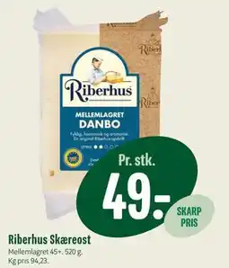 Min Købmand Riberhus Skæreost tilbud