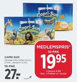 MENY CAPRI SUN tilbud