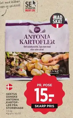 MENY GESTUS DANSKE ANTONIA KARTOFLER FRA STORØHAGE tilbud