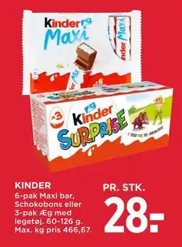 MENY KINDER tilbud