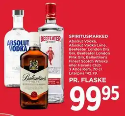 MENY SPIRITUSMARKED tilbud