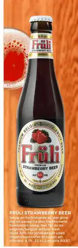MENY FRÜLI STRAWBERRY BEER tilbud