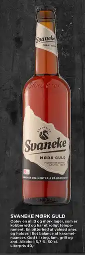 MENY SVANEKE MØRK GULD tilbud