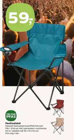 Kvickly Festivalstol tilbud