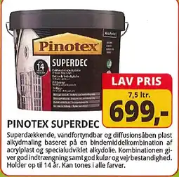 Farveland Pinotex superdec tilbud