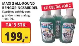 Farveland Maxi 3 all-round rengøringsmiddel tilbud