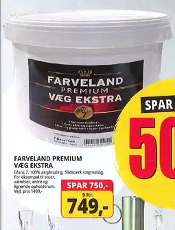 Farveland Farveland Premium væg ekstra tilbud