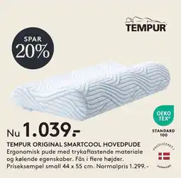 SengeSpecialisten Tempur Original smartcool hovedpude tilbud
