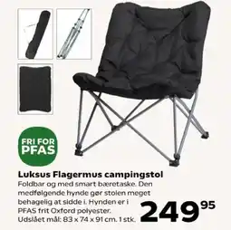 Kvickly Luksus flagermus campingstol tilbud