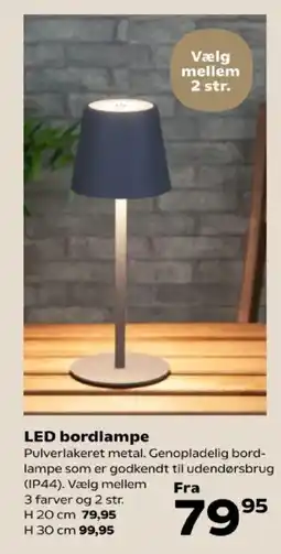 Kvickly Led bordlampe tilbud