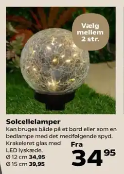 Kvickly Solcellelamper tilbud