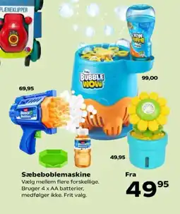 Kvickly Sæbeboblemaskine tilbud