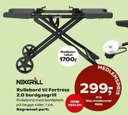 Kvickly Nexgrill rullebord til fortress 2.0 bordgasgrill tilbud