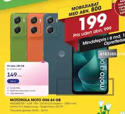 Punkt1 Motorola Moto G06.64 GB PBA20007SE tilbud