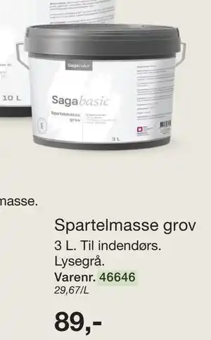 Harald Nyborg Spartelmasse grov tilbud