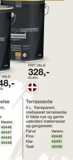 Harald Nyborg Terrasseolie tilbud