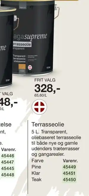 Harald Nyborg Terrasseolie tilbud