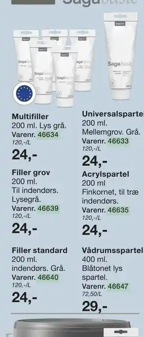 Harald Nyborg Filler standard tilbud
