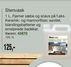 Harald Nyborg Stenvask tilbud