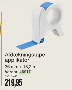 Harald Nyborg Afdækningstape applikator tilbud