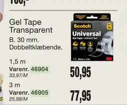 Harald Nyborg Gel Tape Transparent tilbud