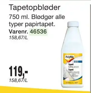 Harald Nyborg Tapetopbløder tilbud
