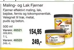 Harald Nyborg Maling- og Lak Fjerner tilbud