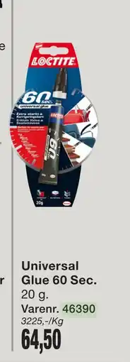 Harald Nyborg Universal Glue 60 Sec tilbud