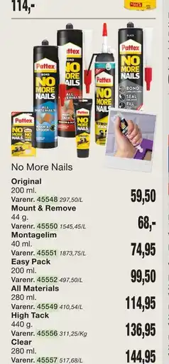 Harald Nyborg No More Nails tilbud