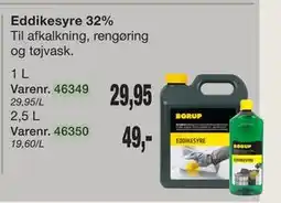 Harald Nyborg Eddikesyre 32% tilbud