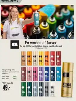 Harald Nyborg Spraymaling akryl tilbud