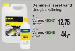 Harald Nyborg Demineraliseret vand tilbud