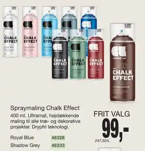Harald Nyborg Spraymaling Chalk Effect tilbud