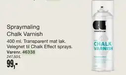 Harald Nyborg Spraymaling Chalk Varnish tilbud