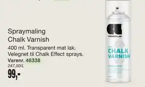 Harald Nyborg Spraymaling Chalk Varnish tilbud