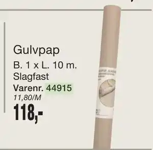 Harald Nyborg Gulvpap tilbud