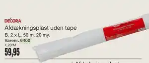 Harald Nyborg Afdækningsplast uden tape tilbud
