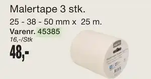 Harald Nyborg Malertape 3 stk tilbud