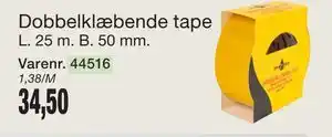 Harald Nyborg Dobbelklæbende tape tilbud
